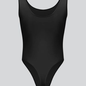 80s Mens Tank Thong Leotard - Image 8