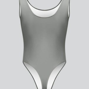 80s Mens Tank Thong Leotard - Image 19