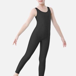 Speerise Girls Sleeveless Tank Stretchy Unitards