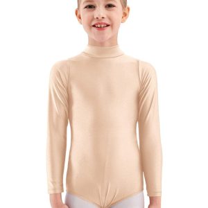 Girls Turtleneck Long Sleeve Dance Leotard - Image 14