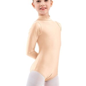 Girls Turtleneck Long Sleeve Dance Leotard - Image 11