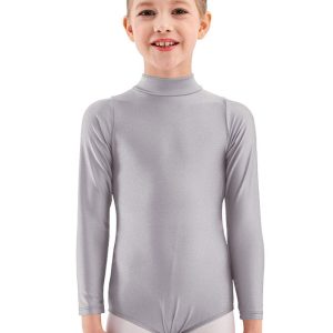 Girls Turtleneck Long Sleeve Dance Leotard - Image 24