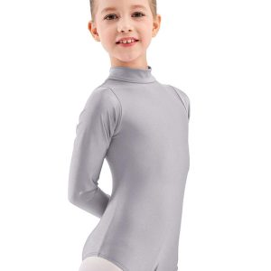 Girls Turtleneck Long Sleeve Dance Leotard - Image 26