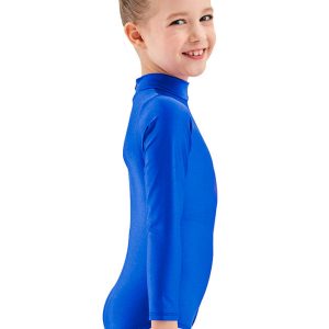 Girls Turtleneck Long Sleeve Dance Leotard - Image 9