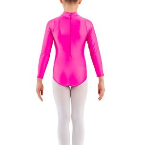 Girls Turtleneck Long Sleeve Dance Leotard - Image 42