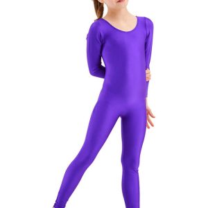 Speerise Girls Bodysuit Long Sleeve Spandex Unitard - Image 11