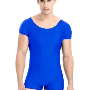 Mens Spandex Bodysuit Workout Biketard - Image 8