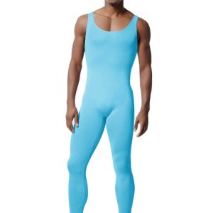 Mens Tank Top Scoop Neck Sleeveless Unitards - Image 14