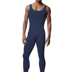 Mens Tank Top Scoop Neck Sleeveless Unitards - Image 8