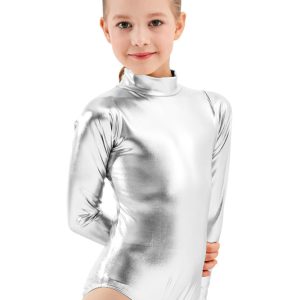 Speerise Girls Shiny Metallic Leotards - Image 10