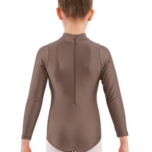 Girls Turtleneck Long Sleeve Dance Leotard - Image 2