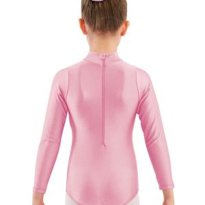 Girls Turtleneck Long Sleeve Dance Leotard - Image 40