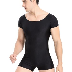 Mens Spandex Bodysuit Workout Biketard - Image 4