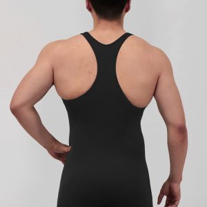 Mens Racerback Fitness Short Unitard - Image 5