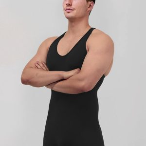 Mens Racerback Fitness Short Unitard - Image 3