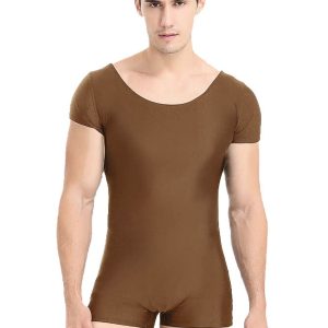Mens Spandex Bodysuit Workout Biketard - Image 5