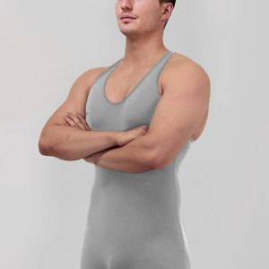 Mens Racerback Fitness Short Unitard - Image 19