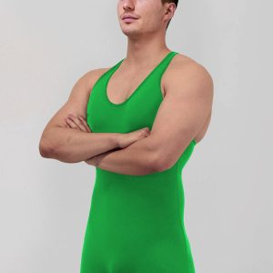 Mens Racerback Fitness Short Unitard - Image 64
