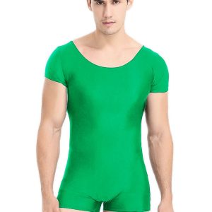 Mens Spandex Bodysuit Workout Biketard - Image 14