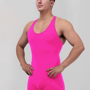 Mens Racerback Fitness Short Unitard - Image 6