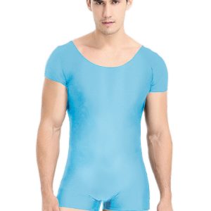 Mens Spandex Bodysuit Workout Biketard - Image 9