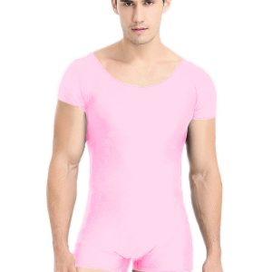 Mens Spandex Bodysuit Workout Biketard - Image 15