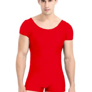 Mens Spandex Bodysuit Workout Biketard - Image 17