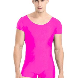Mens Spandex Bodysuit Workout Biketard - Image 16