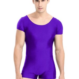 Mens Spandex Bodysuit Workout Biketard - Image 13