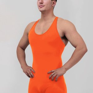 Mens Racerback Fitness Short Unitard - Image 56