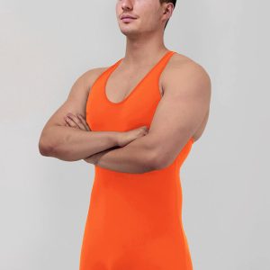 Mens Racerback Fitness Short Unitard - Image 59