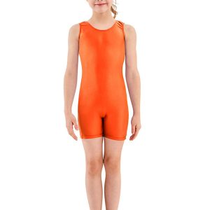 Short Tank Gymnastics Unitard for Girls - Image 25