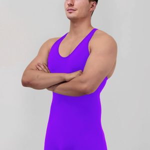 Mens Racerback Fitness Short Unitard - Image 39