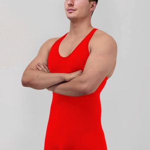 Mens Racerback Fitness Short Unitard - Image 54