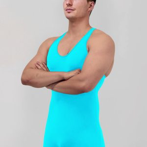 Mens Racerback Fitness Short Unitard - Image 49