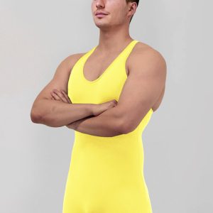 Mens Racerback Fitness Short Unitard - Image 44